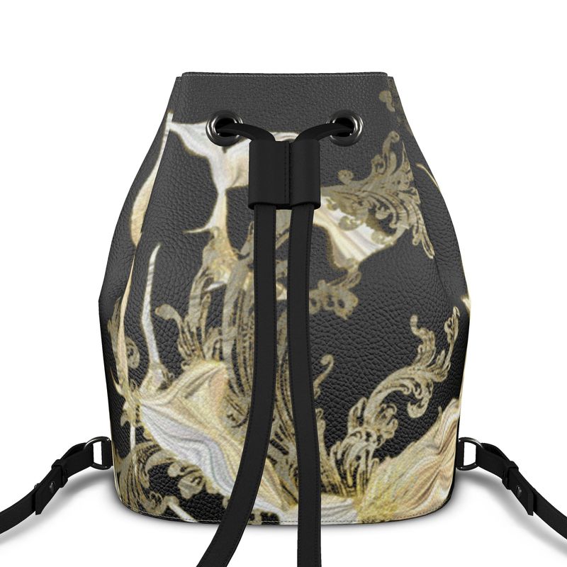 Golden Threads Bucket Backpack