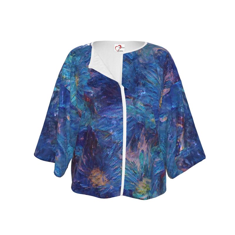 Beautiful Blues Kimono Blazer / Jacket