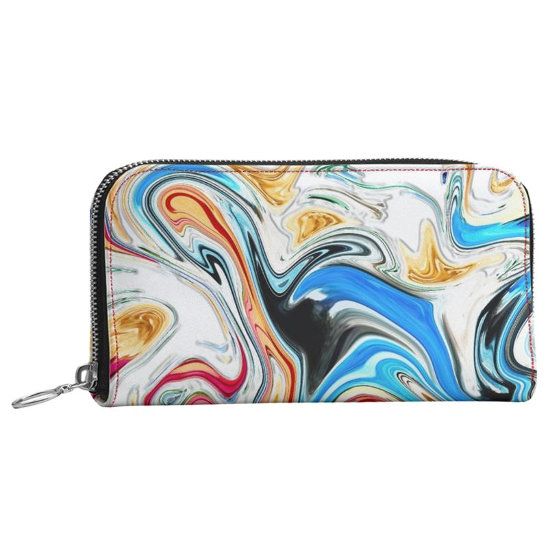 The Party Leather Zip Wallet / Purse
