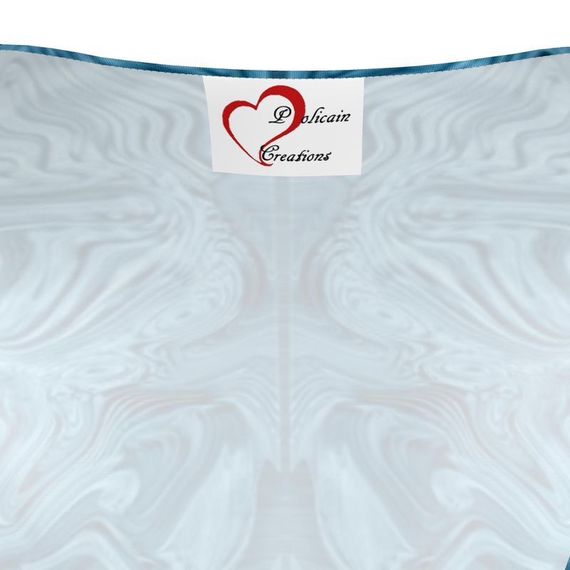 Blue Denim Design Long Cardigan / Button Dress