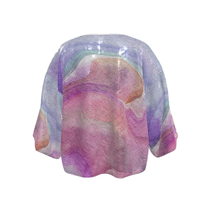 Peaceful Pinks Kimono Blazer / Jacket