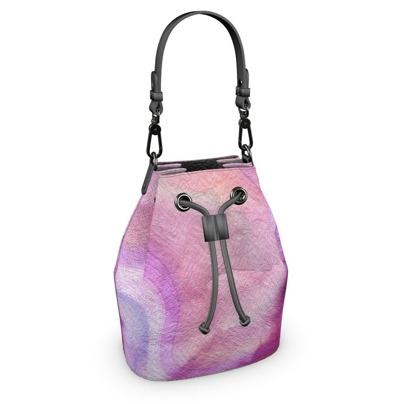 Peaceful Pinks Bucket Bag