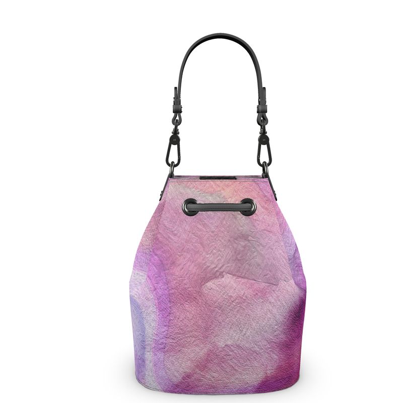 Peaceful Pinks Bucket Bag