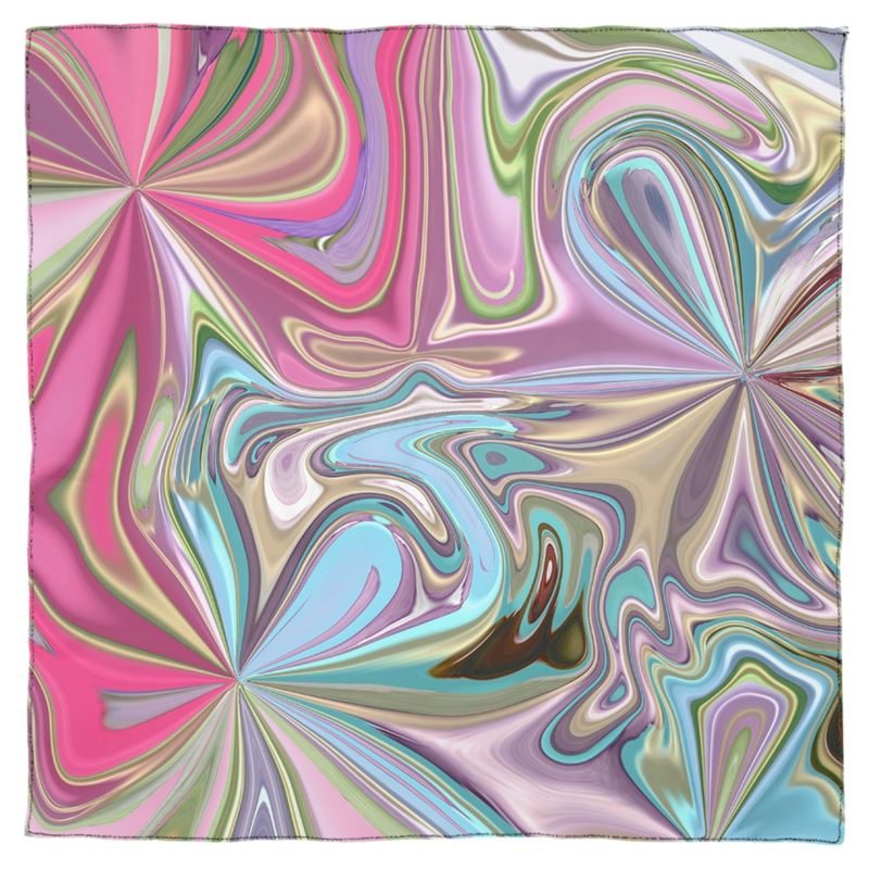 60s Time Travel Scarf Wrap or Shawl