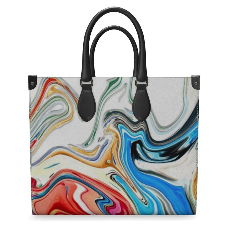 The Party Leather Shopper Bag