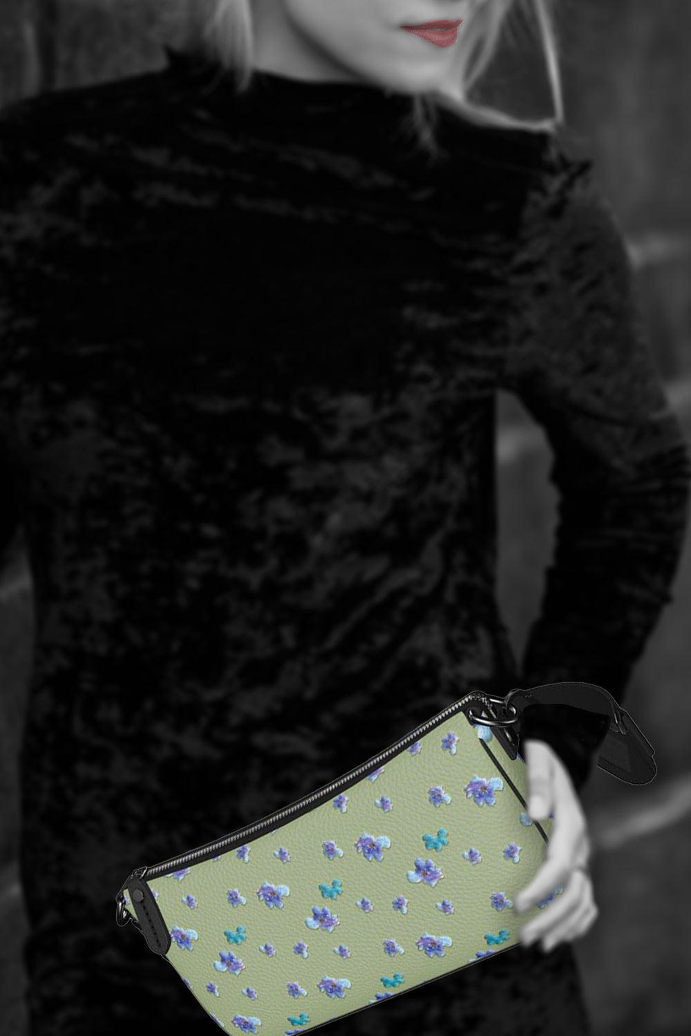 A Bit of Purple Baguette Bag