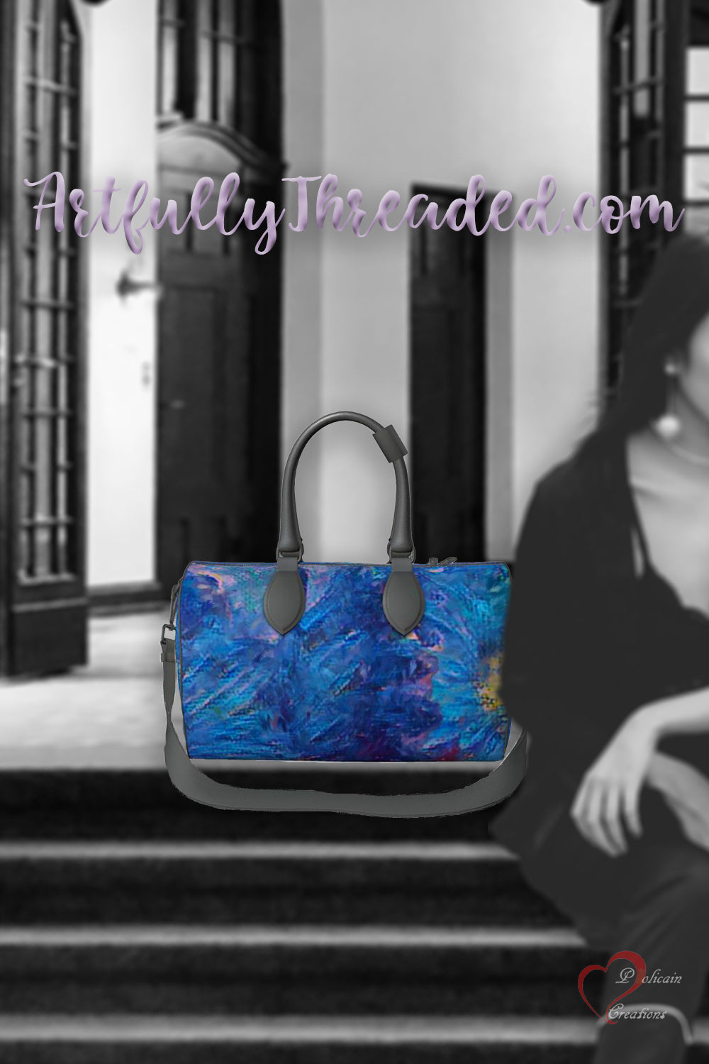 Beautiful Blues Duffel Bag