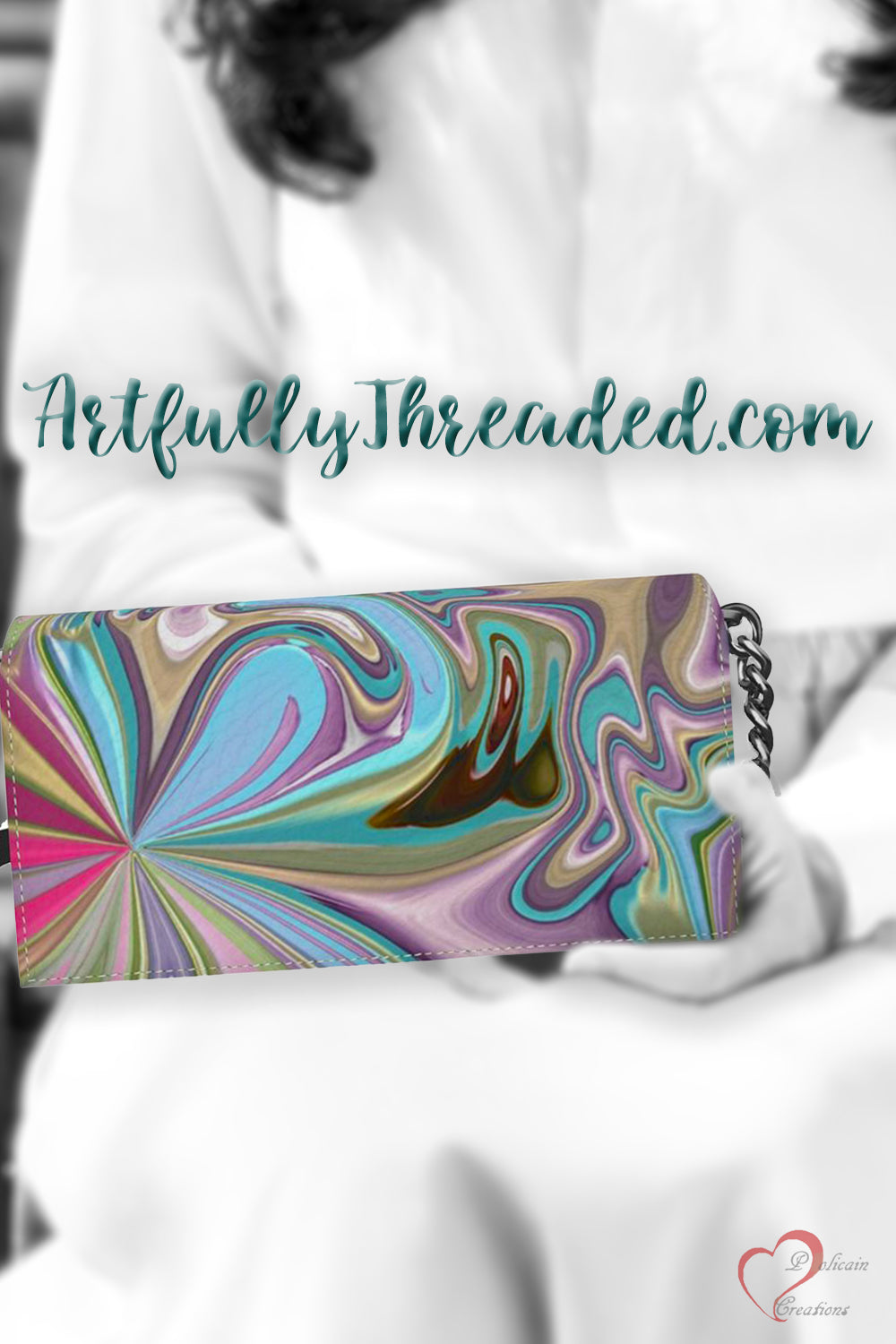 60s Time Travel 'Kenway' Evening Bag