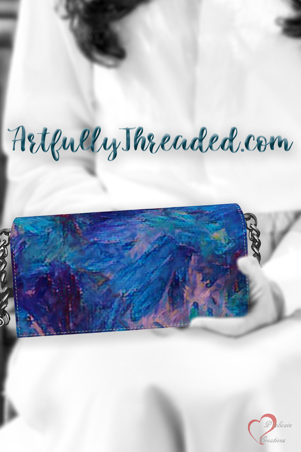 Beautiful Blues 'Kenway' Evening Bag
