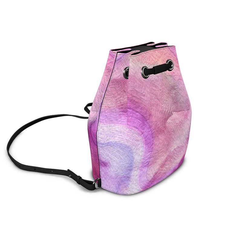 Peaceful Pinks Bucket Backpack