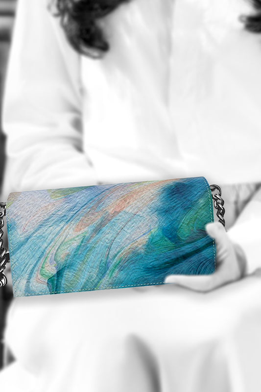 Peaceful Teals 'Kenway' Evening Bag